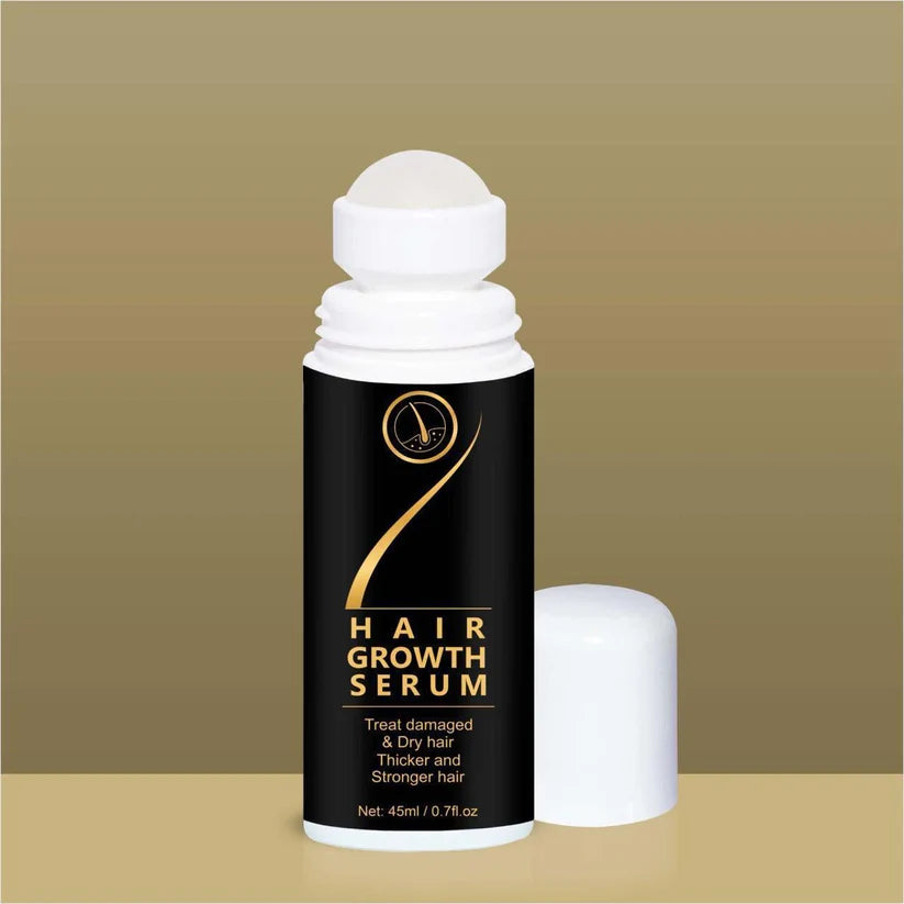 🔥HOT SALE🔥Organic Hair Growth Serum Roller 🌟Buy 1 Get 1 FREE 🌟