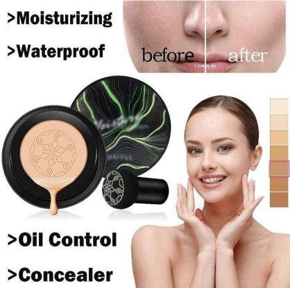 Waterproof CC Cream With Free Mushroom Head Makeup Brush  (4.9 ⭐⭐⭐⭐⭐ 95,519 REVIEWS)