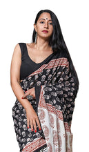 Load image into Gallery viewer, Kala Niketan Soft Mul-Cotton Pom-Pom Lace Saree with Blouse Piece
