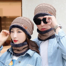 Load image into Gallery viewer, KOREAN Unisex Winter Knit Woolen Cap and Neck Warmer (Original)
