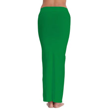 Load image into Gallery viewer, Women Saree Shapewear with Side Slit in Green (Fish Cut Petticoat)
